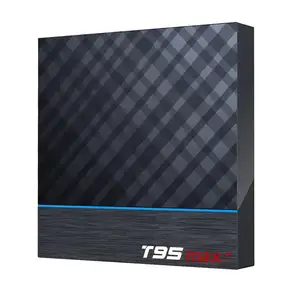 תיבת טלוויזיה עם שבב אמלוגי S905X3 tvbox T95 max+ מרובע ליבות 4GB RAM 64GB ROM android9.0 OS אלחוטי t95z max פלוס 8k טלוויזיה אנדרואיד