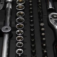 Offre Spéciale : Ensemble d'outils à douilles 216 pièces CR-V, universel pour réparation automobile, avec clés à douilles et boîte à outils domestique