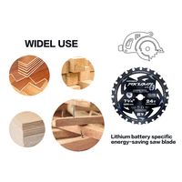 Lame de scie circulaire pour le travail du bois de 185 mm, lisse, avec évacuation des copeaux, lame de scie TCT pour le bois avec clous