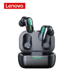 Lenovo xt82 fones de ouvido, fones intra auriculares, para práticas esportivas, com display de led, para jogos