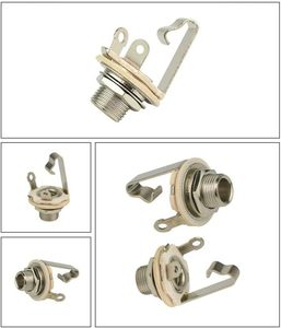 1/4 '6,35mm Mono <span class=keywords><strong>Jack</strong></span> Socket Mount Audio <span class=keywords><strong>Jack</strong></span> Adaptador de altavoz <span class=keywords><strong>Conector</strong></span> <span class=keywords><strong>para</strong></span> bajo de <span class=keywords><strong>guitarra</strong></span> eléctrica - Product Image 5