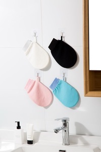 Luva Esfoliante de Viscose Rayon para Cuidados Corporais, Fibra Leve Eco-Certificada para Esfoliação e Uso em Banheiro - Product Image 5