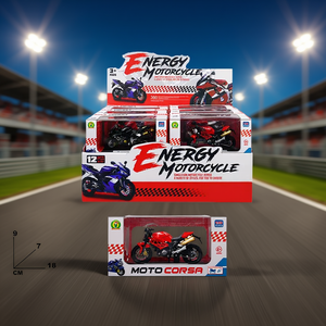 Motocicleta de Juguete a Escala 1:64, Moto Corsa de Carreras, Serie de Simulación para Mayores de 3 Años - Product Image 3