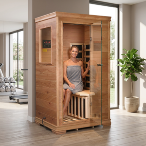 Chauffage Infrarouge Lointain en Bois Massif de Haute Qualité, Moderne, Écologique, à Faible EMF, 960W, pour Appartement et Villa, 1 Personne, 5 Radiateurs - Product Image 1