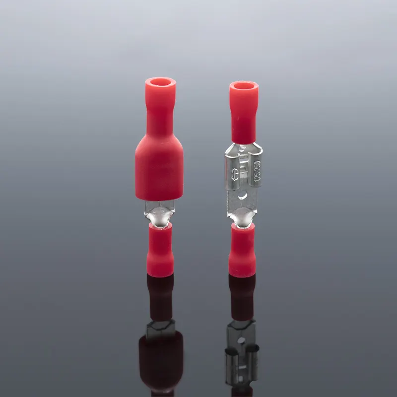 22-10AWG Electrical Wire Crimping Connectors Pre-Insulated Spade Female Disconnect Crimp Cable Terminals