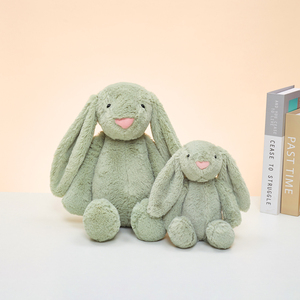 Jouets en peluche lapins timides à longues oreilles lestés, vente en gros d'usine - Product Image 3