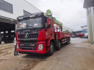 Camion-grue Zoomlion 8x4 multi-essieux, pompe à carburant économe en carburant, 16 tonnes, grue Shacman, hauteur de levage 24m pour flottes de livraison - Product Image 2