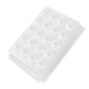 Egg Rack 20 Compartment Storage <b>Box</b> Food Storage <b>Container</b> Household Kitchen Organizer No Lid Solid Color JDTJ - Product Image 3