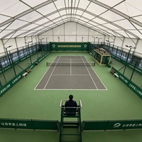 Marquee de padel personnalisée résistante au vent pour compétition de padel en plein air