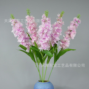 Dongchen Crafts Artificial Larkspur Single Stem Silk Flowers 30cm-100cm Wedding <b>Home</b> <b>Decor</b> - Product Image 3