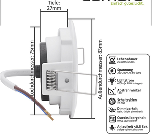 50% Remise 230V 5W 2.5 Pouces Encastré <span class=keywords><strong>Brosse</strong></span> Nickle Réglable Carré Led <span class=keywords><strong>Spot</strong></span> Lumière avec TUV & GS - Product Image 3