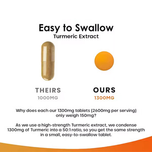 Sản phẩm nghệ hữu cơ nghệ nghệ Curcumin gừng chiết xuất viên nghệ cho chất chống oxy hóa và hỗ trợ thần kinh - Product Image 4