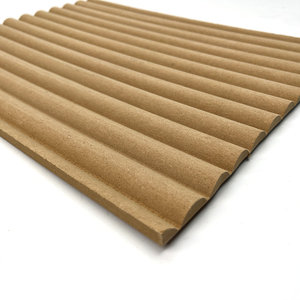 مبيعات المصنع مباشرة الخشب <span class=keywords><strong>Mdf</strong></span> 3d منحوتة موجة جدار ديكور لوحة <span class=keywords><strong>Mdf</strong></span> المجلس - Product Image 2