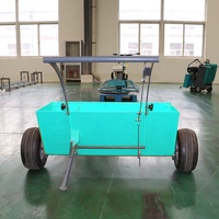 Machine à étaler le béton VANSE VS1000, à poussoir manuel, facile à utiliser, avec clé de réglage en émeri