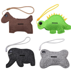 Sacs à déjections canines en cuir du fabricant d'origine ; sacs à déjections canines portables pour animaux de compagnie ; outil de ramassage de déjections pour animaux de compagnie avec motif de dessin animé mignon. - Product Image 4
