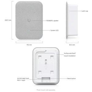 Altavoz de Seguridad con IA Ubiquiti UP-AI-Speaker PoE para UniFi Protect Camera, Voz Asistida por Cámara, Ubiquiti UP-AI-Speaker W1175 - Product Image 2
