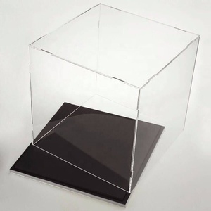 Rõ Ràng <span class=keywords><strong>Acrylic</strong></span> Bóng Rổ Hiển Thị Hộp, Hộp Bóng Đá - Product Image 2