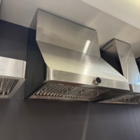 Extractor de humo para cocina de 36 pulgadas y 1000 m/h para el hogar, luces LED, control digital con pantalla táctil, filtro de deflector, acero inoxidable