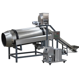 Machine commerciale en acier inoxydable pour la friture <span class=keywords><strong>de</strong></span> nourriture/chips <span class=keywords><strong>de</strong></span> pommes <span class=keywords><strong>de</strong></span> terre/snacks, assaisonnement/aromatisation/enrobage - Product Image 1