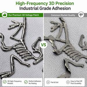 High-Frequency 3D Precision Eco-Friendly Iron on Patches Premium Tpu Logo Dtf Heat Transfer for Clothing t Shirt Jacket - Product Image 2