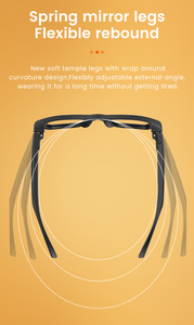 Lunettes Intelligentes IA E09 avec Caméra HD 8MP, Enregistrement Vidéo 1080P, Traduction en Temps Réel, Assistant Vocal IA et Image de Voyage - Product Image 4