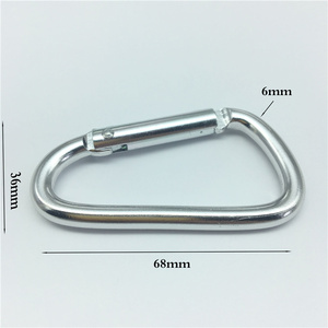 Mosquetón en Forma de D de Aleación de Aluminio ShuoKe, Grosor del <span class=keywords><strong>Alambre</strong></span> de 6 mm - Product Image 2