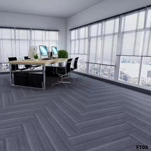 Vente chaude Tapis en tissu non tissé ignifuge en polypropylène long et carré de 25*100 cm pour la maison, le bureau, les salles de réunion, les salles de classe, les ateliers, les voitures - Product Image 3