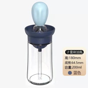 Tarros de almacenamiento de <span class=keywords><strong>cocina</strong></span>, dispensador automático de vidrio transparente de alta borosilicato resistente al calor, para aceite de oliva, botellas de vidrio, aceite y vinagre - Product Image 4