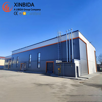 Structure en acier robuste pour hangar industriel, poutre en H soudée Q355B avec homologation CWB pour utilisation en atelier