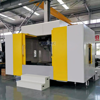 Centre d'usinage horizontal CNC HMC800 de précision Fanuc GSK contrôle broche BT50 à grande vitesse pour moteur de fraisage à usage intensif