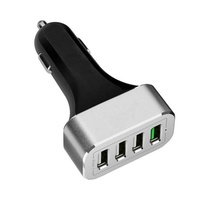 Xiaomi-chargeur professionnel CarHub 4 ports USB 48W, Qualcomm 3.0, rapide, pour voiture