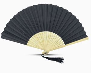 Best Eco-Friendly Bamboo Folding Fan Traditional Novel Flower Design Unique Satin Fabric Paper Painted New Year Business Gifts - Product Image 1