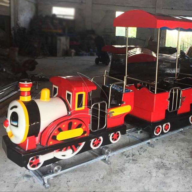 adult rides train set on tracks Electric Mini Indoor Train With Track to Ride For Sale