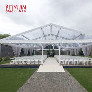 Structure de réception préfabriquée géante en PVC transparent 10x20m pour événements extérieurs (mariages, fêtes) - Product Image 3