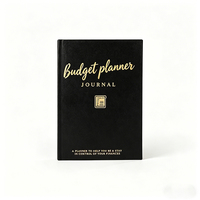 Carnet de budget personnalisé, journal financier, organisateur d'argent, suivi des dépenses, bloc-notes, livre d'épargne familial, carnet en cuir