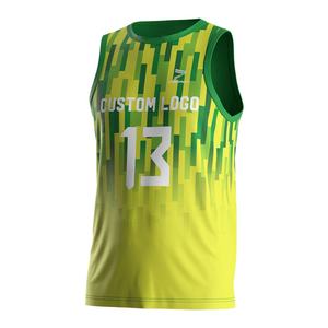 Uniforme Deportivo Sublimado OEM de Secado Rápido para Gimnasio y Voleibol, Uniforme Masculino, Camisetas de Voleibol Verdes para Hombre - Product Image 1