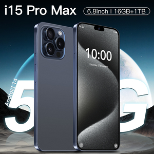 Telefone Global PRO MAX 16GB+1TB, Smartphone Android 10.0 com Tela Completa de 6.7 Polegadas, Celular Desbloqueado I15 - Product Image 2