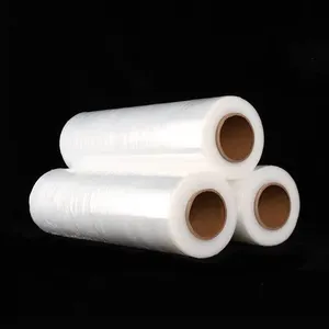 Kunststoff folie Kett folie Transparente Rolle lldpe Stretch folie zum Verpacken
