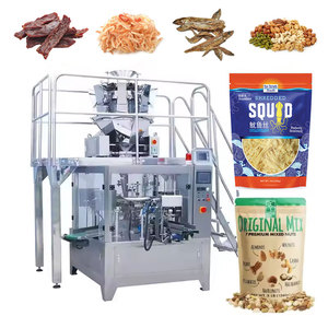 Jerky Meat Beef Pork Chicken Stick Shredded <strong>Squid</strong> <strong>Dried</strong> Fish Snack Mixed Nut Premade Pouch Filling Doypack Bag Packing Machine - Product Image 1