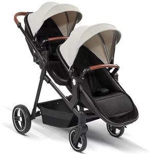 Juego de Sillas de Auto y Carriola 4 en 1 de Acero Inoxidable Resistente para Gemelos Recién Nacidos - Product Image 1