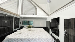 Fuera de la carretera Pop Top caravanas con ducha y aseo híbrido carretera <span class=keywords><strong>Caravana</strong></span> de la familia estándar australiano Offroad remolque Camper - Product Image 3