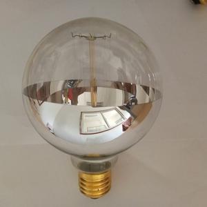 Ampoules Edison vintage demi-argent grande ampoule d'éclairage à incandescence 120v-230v A60 ST64 G95 G125 verre <span class=keywords><strong>de</strong></span> base en laiton tailles 25w 40w 60w - Product Image 2