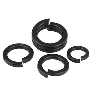 Arandelas de bloqueo Arandela plana de apertura gruesa de acero Resorte de acero inoxidable personalizado de alta calidad con extremos cuadrados Negro GB - Product Image 2