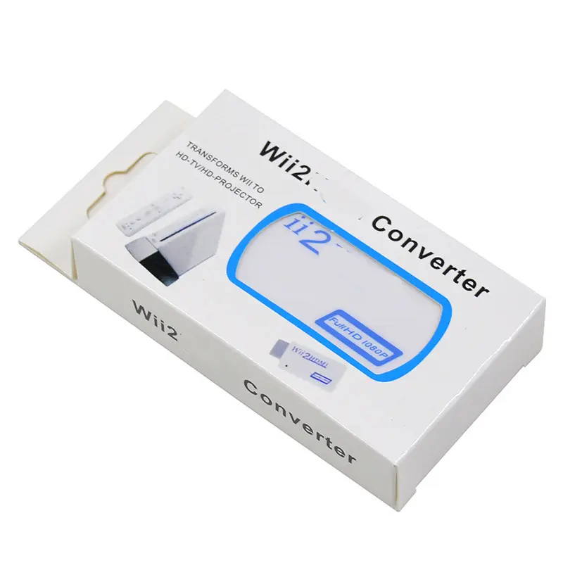 Convertidor Wii2hdmies 1080P para Wiis a Hdmies, Adaptador convertidor con conector de Audio de 3,5mm