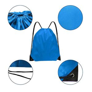 Wholesale High Quality Custom Logo <b>Bags</b> 210d Polyester <b>Draw</b> <b>String</b> Sports Backpack Promotional Custom Polyester Drawstring <b>Bags</b> - Product Image 2