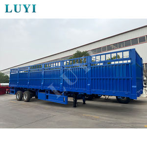 Zware 60 Ton Dropside Oplegger <span class=keywords><strong>Tandem</strong></span> As Multifunctionele Bulk Lading Vee Transport Vrachtwagen - Product Image 4