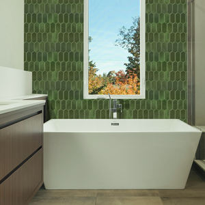 Xu hướng mới nóng bán dày hơn vỏ và dính backsplash tường gạch màu xanh lá cây gạch đá cẩm thạch dính trên gạch DIY không thấm nước cho nhà bếp - Product Image 5