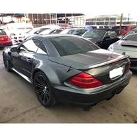 FRP Wide Bodykit für Mercedes-Benz SL-Klasse R230 BS-Style Seitenschweller Heckspoiler Frontstoßstange Motorhaube Kotflügel Karosserie-Kit