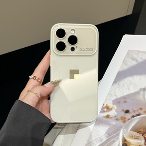 Nouvelle coque de téléphone tendance avec grande fenêtre texturée givrée pour <span class=keywords><strong>iPhone</strong></span> <span class=keywords><strong>12</strong></span> 13 14 15 16 17 <span class=keywords><strong>Pro</strong></span> Max avec film de protection d'objectif HD et protection arrière antichoc - Product Image 6