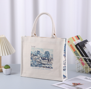 <span class=keywords><strong>Sac</strong></span> fourre-tout en toile avec logo personnalisé, réutilisable, écologique, pour un usage quotidien, cadeaux d'entreprise et promotions pour salons professionnels - Product Image 3